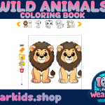 Coloring Book - Wild Animals