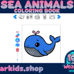 Coloring Book - Sea Animals