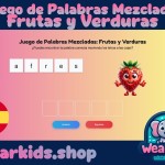 Juego de Palabras Mezcladas: Frutas y Verduras