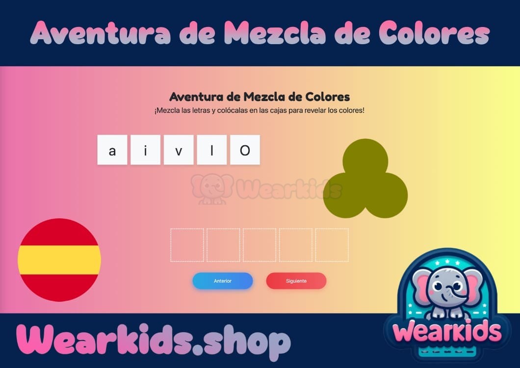 Aventura de Mezcla de Colores