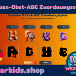 Gemüse- & Obst-Alphabet Zuordnungsspiel