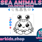 Coloring Book - Sea Animals