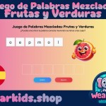 Juego de Palabras Mezcladas: Frutas y Verduras