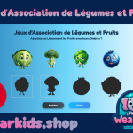 Découvrez le Plaisir Sain : Jeu d'Association de Légumes et Fruits – Une Nouvelle Façon d'Apprendre