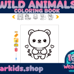 Coloring Book - Wild Animals