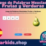 Juego de Palabras Mezcladas: Frutas y Verduras