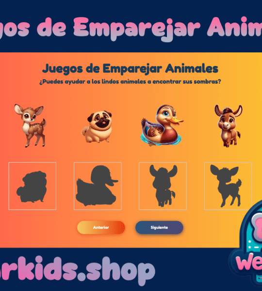 Explora el Mundo Salvaje: Juego de Emparejar Animales – Una Aventura Educativa Única para Niños