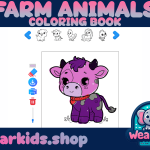 Coloring Book-Farm Animals