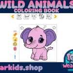 Coloring Book - Wild Animals