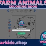 Coloring Book-Farm Animals