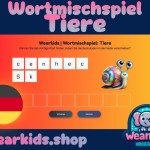 Wortmischspiel: Tiere