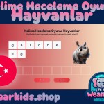 Kelime Heceleme Oyunu: Hayvanlar