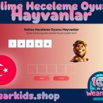 Kelime Heceleme Oyunu: Hayvanlar