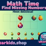 Counting Practice Activity, 1 to 10 Counting Montessori, Learn to count, Find missing number, Preschool Math, DIGITAL DOWNLOAD