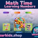 Learning Numbers Matching Game, Numbers , Homeschool, Toddler, Preschool and Kindergarten Activity, Worksheet